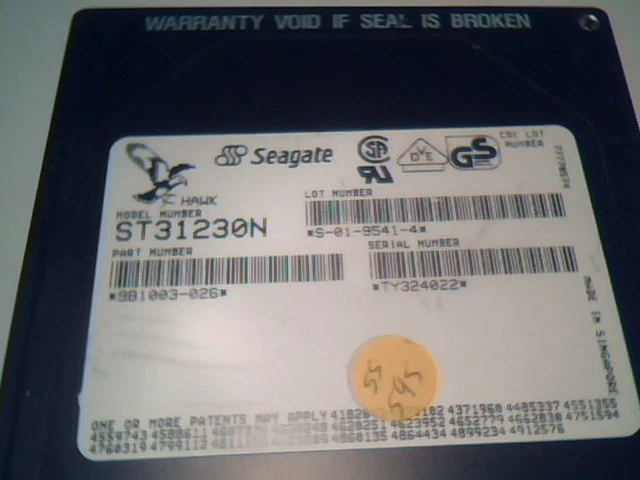 Hard Drive Disk SCSI Seagate Hawk ST31230N 1GB 50-pin - image 6