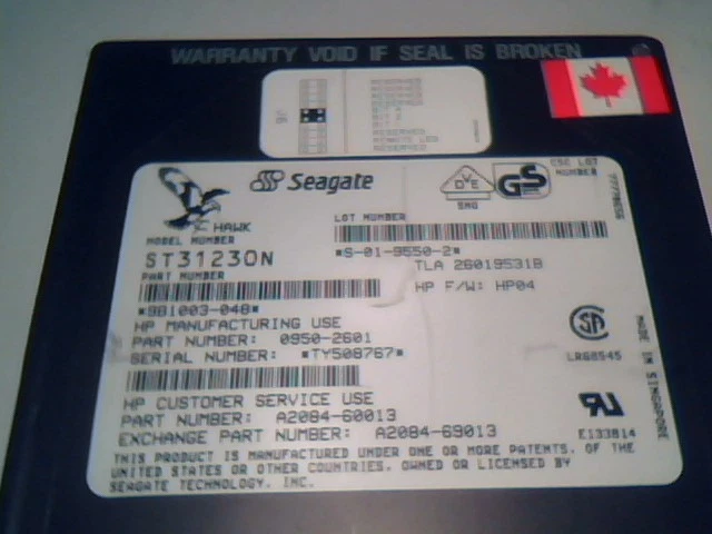 Hard Drive Disk SCSI Seagate Hawk ST31230N 1GB 50-pin - image 7