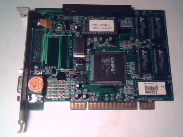 BW-VGA-9.4 PCI-65548 BW+ SHP9.5 P65550 PCI Video Card B&W Sharp 9.5 LCD Panel