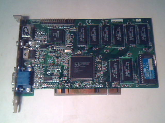 Video card Diamond Stealth 3D 2000 PRO with TV ST 3D 2K PRO w.TV PCI 4MB S-Video