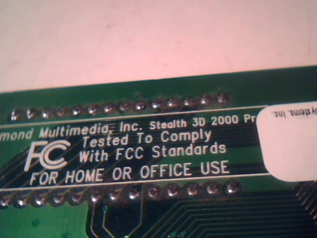 Video card Diamond Stealth 3D 2000 PRO with TV ST 3D 2K PRO w.TV PCI 4MB S-Video - image 7