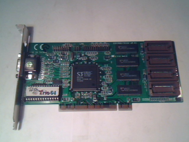 PCI Video Graphics Card 1st Gen S3 Virge Victory3D ELSA Path411 Trio64 2MB TRIOV