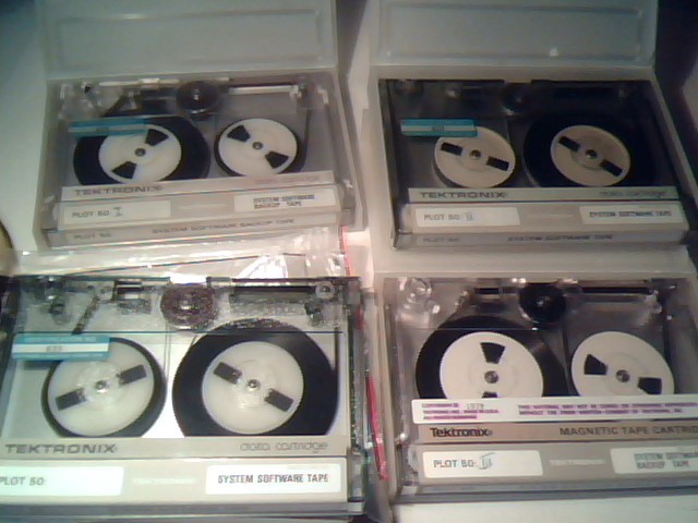Tektronix Plot 50 System Software Tapes QIC Tape Cartridge 4051 4050