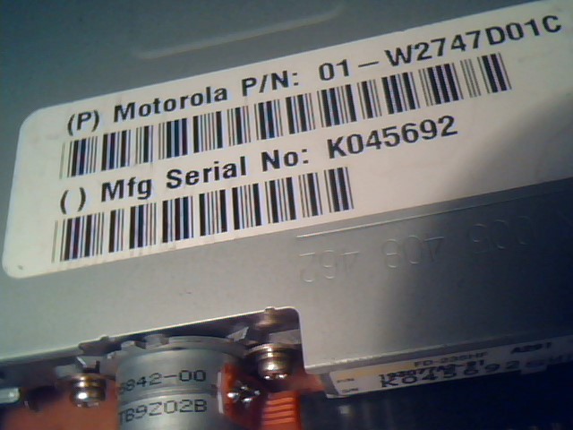 Motorola 01-W2747D01C 1.44MB 3.5" Teac FD235 Floppy Drive w standard interface - image 3