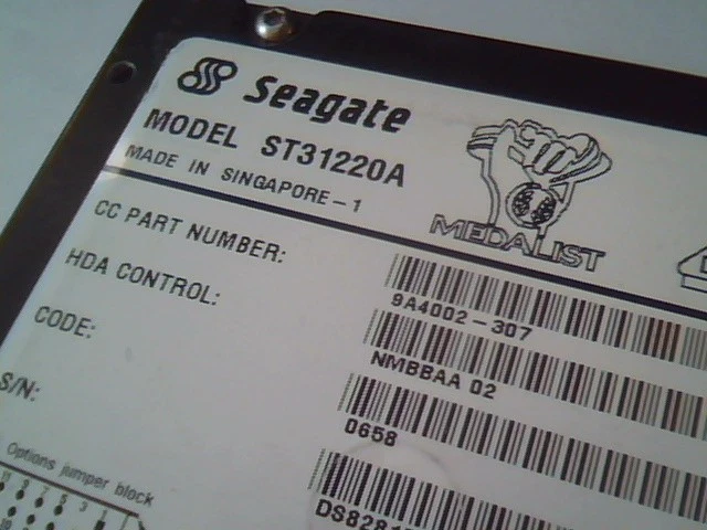 Hard Disk Drive Seagate Medalist ST31220A 9A4002-307 HD - image 2
