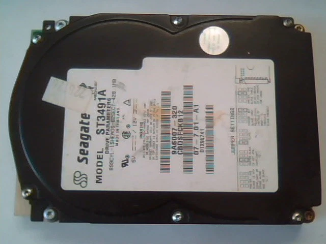 Hard Disk Drive Seagate Medalist ST3491A 9A6007-320 HD