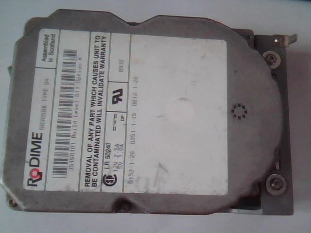 Hard Disk Drive RODIME R03058A D4 011 OPT K LR 50240