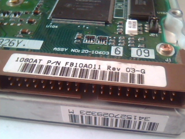 Hard Drive Disk IDE Quantum Fireball FB10A011 03-G 1080AT AFBM 0900 - image 3