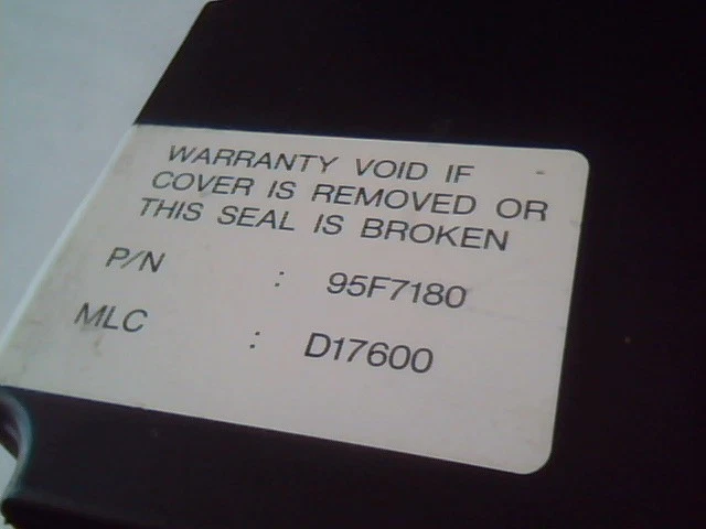 Hard Disk Drive IBM WDS-L80 95F7180 D17600 80 MB OEM - image 3