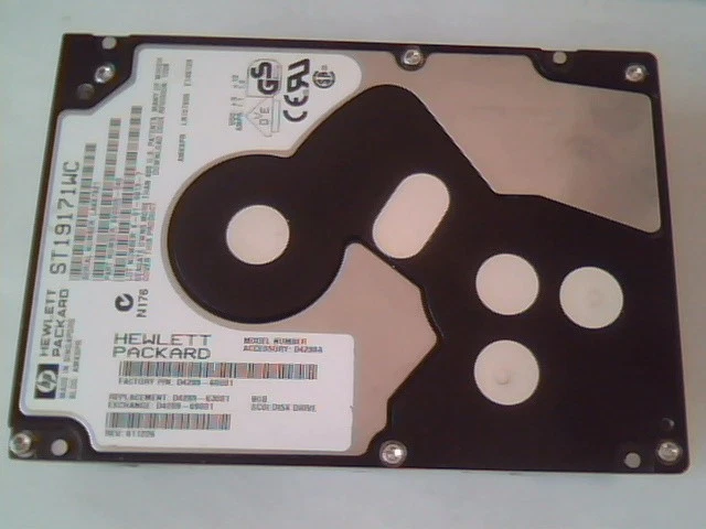 Hard Disk Drive SCSI Hewlett Packard ST19171WC 9E0005-040 HP