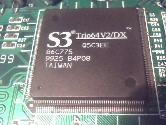 PCI Video Graphics Card PCI-S3T64V2-1M S3 Trio64V2/DX 1MB LPB Feature Connector - image 4