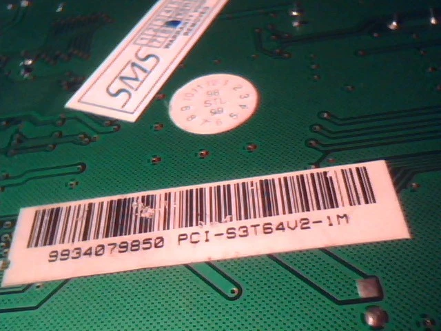 PCI Video Graphics Card PCI-S3T64V2-1M S3 Trio64V2/DX 1MB LPB Feature Connector - image 7