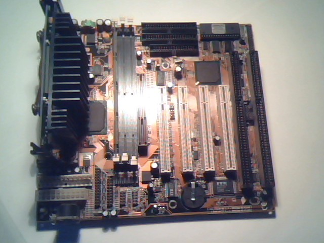 Pentium Motherboard P2 Slot1 Zida Tomato 6DLX BabyAT ATX AGP ISA Intel 440LX CPU