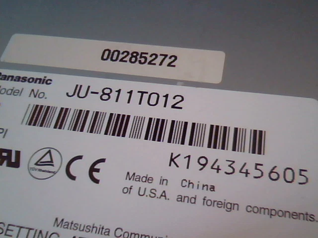 Panasonic Internal ATAPI IDE ZIP 100 Drive JU-811T012 - image 4