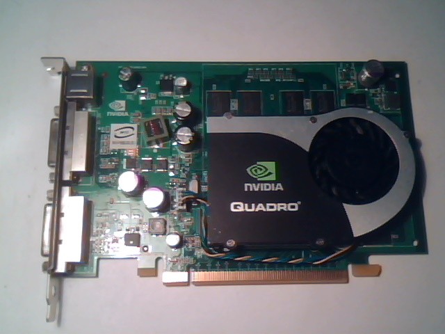 HP NVIDIA QuadroFX 1700 454317-001 512MB DUAL DVI PCIE VIDEO CARD 456135-001