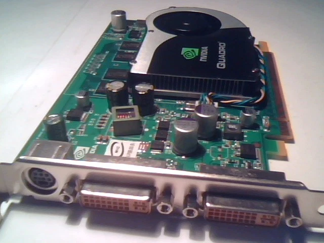 HP NVIDIA QuadroFX 1700 454317-001 512MB DUAL DVI PCIE VIDEO CARD 456135-001 - image 3