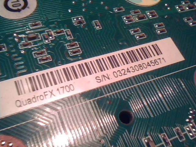 HP NVIDIA QuadroFX 1700 454317-001 512MB DUAL DVI PCIE VIDEO CARD 456135-001 - image 6