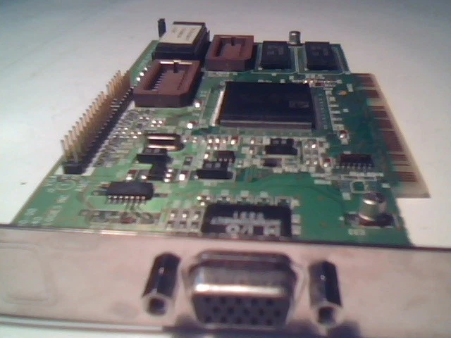 ATI Mach64 PCI 1MB VGA video graphics card 109-34000-10 264VT 215VT2NA42 - image 3