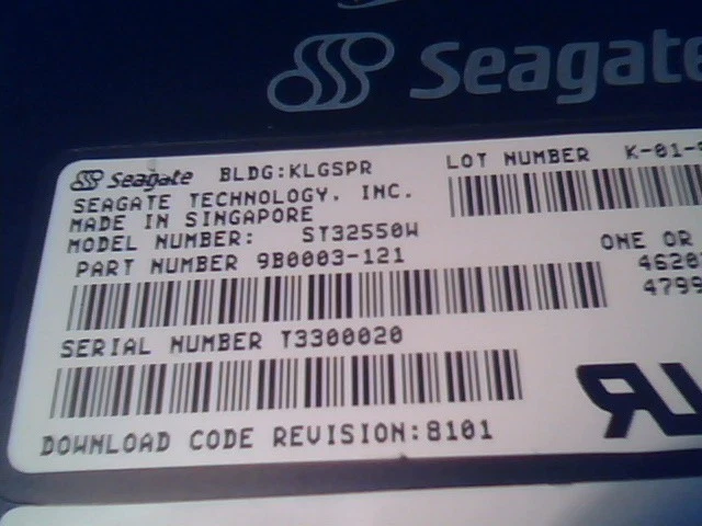 SCSI Hard Disk Drive Seagate 68-pin ST32550W 9B0003-121 RZ28C-W DEC Digital - image 4