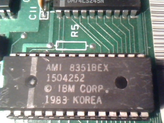 Vintage 1983 IBM Personal Computer Cluster Adapter 1501403, 8-bit ISA PC 5150 - image 9