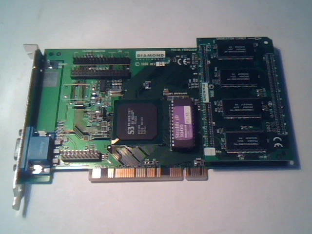 Diamond Stealth 3D 3000 PCI 2+ with 4MB RAM S3 Virge/VX revB video graphics card