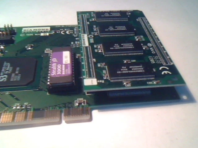 Diamond Stealth 3D 3000 PCI 2+ with 4MB RAM S3 Virge/VX revB video graphics card - image 2