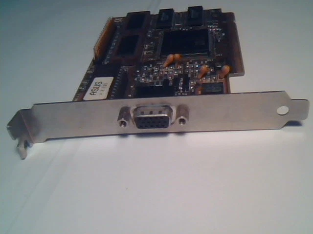 Video Graphics Card PCI ASUS V264 PCI-V264VT 1.1 2.121 VT VGA 2MB Mach64 - image 2