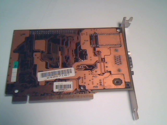 Video Graphics Card PCI ASUS V264 PCI-V264VT 1.1 2.121 VT VGA 2MB Mach64 - image 3