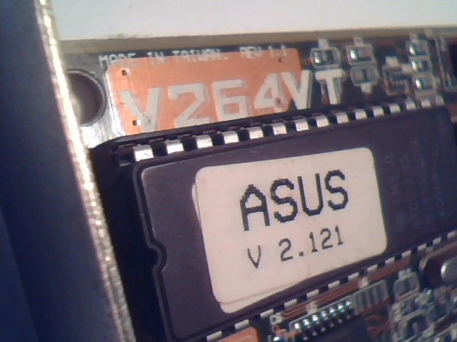 Video Graphics Card PCI ASUS V264 PCI-V264VT 1.1 2.121 VT VGA 2MB Mach64 - image 4