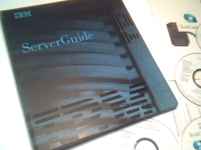 Vintage IBM Netfinity Manuals and CDs from 1998/1999 ServerRAID Tivoli