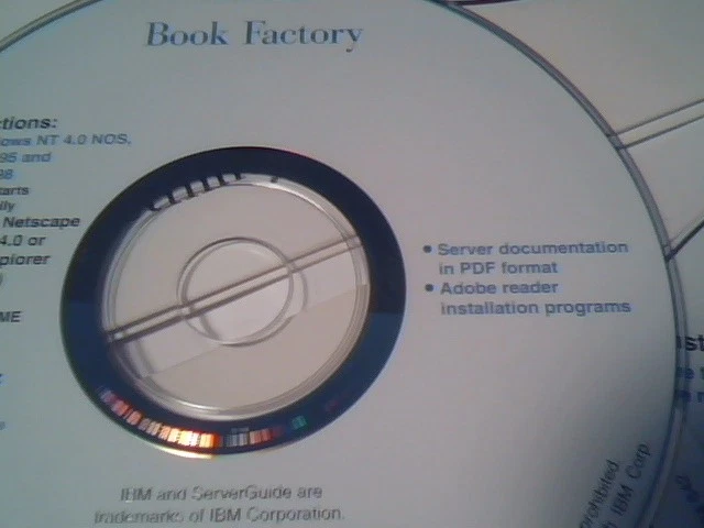 Vintage IBM Netfinity Manuals and CDs from 1998/1999 ServerRAID Tivoli - image 4