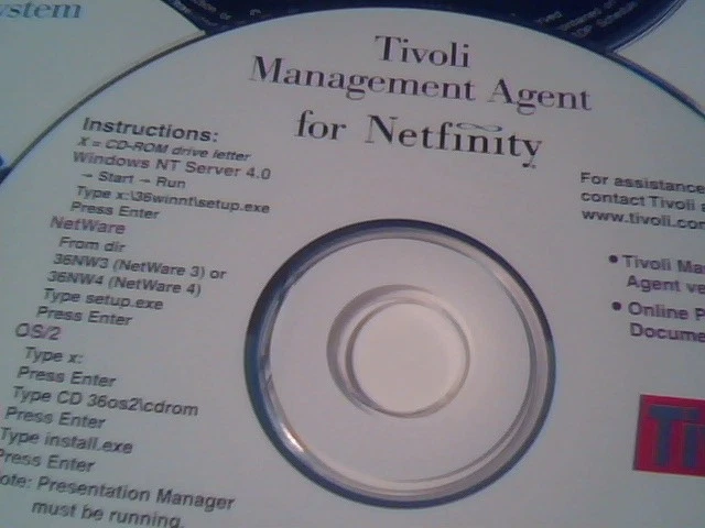 Vintage IBM Netfinity Manuals and CDs from 1998/1999 ServerRAID Tivoli - image 6