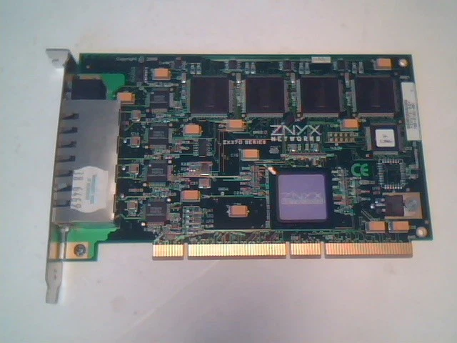 Znyx Networks ZX374-A4 ZX370 Series quad 4 Port 66MHz 64Bit PCI Ethernet Adapter