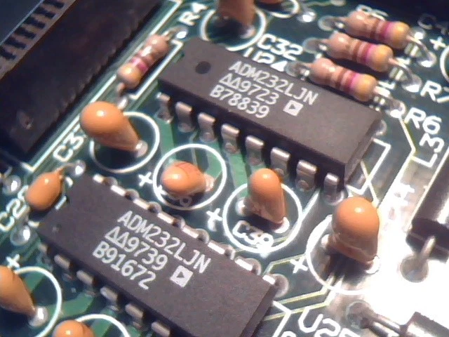 Interface Systems Inc 1706020 RS-232 Serial Card ISA 16-bit am85c30 adm232ljn - image 6