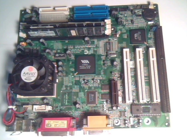 Pentium Motherboard Ultimate Super Socket7 ATX ISA AMR Sceptre Kinpo KP7M41 v2.0
