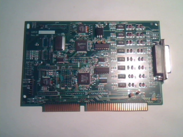 Vintage ISA 16-bit I/O Interface Card 6058 ME594V01300 ADG451BR ADG451