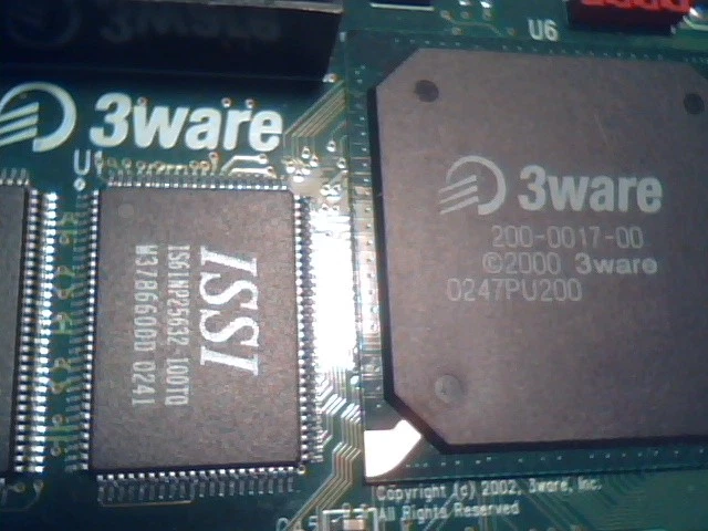 3ware Escalade 700-0112-01 7500-4lp 4port 40-pin ATA IDE HD RAID Controller Card - image 3