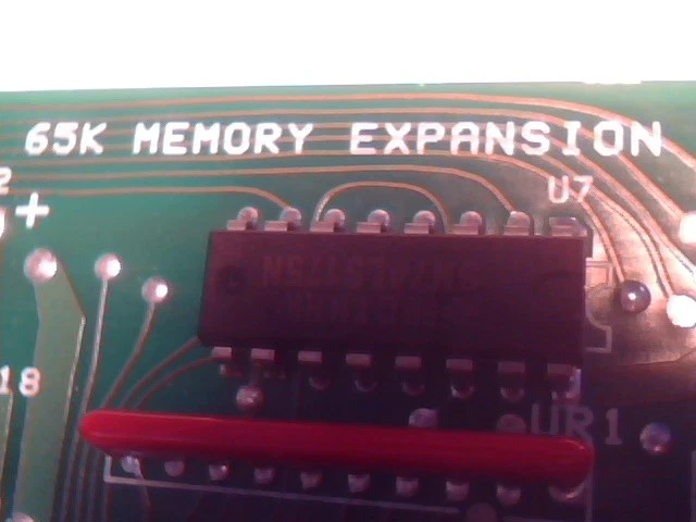 Vintage Fanuc Card 1703-10138 65K CPM old computer static RAM dip chip GM76C88AL - image 4