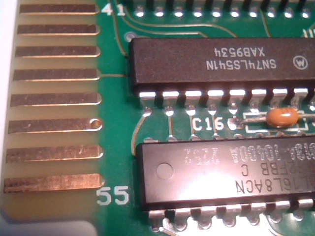 Vintage Fanuc Card 1703-10138 65K CPM old computer static RAM dip chip GM76C88AL - image 5