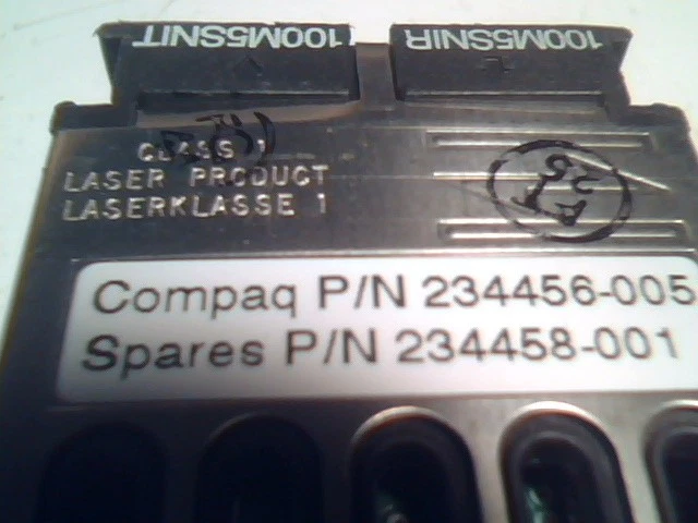 COMPAQ 234456-005 VIXEL OE1063SW 100M5SNIR 100M5SNIT GBIC Transceiver Module - image 5