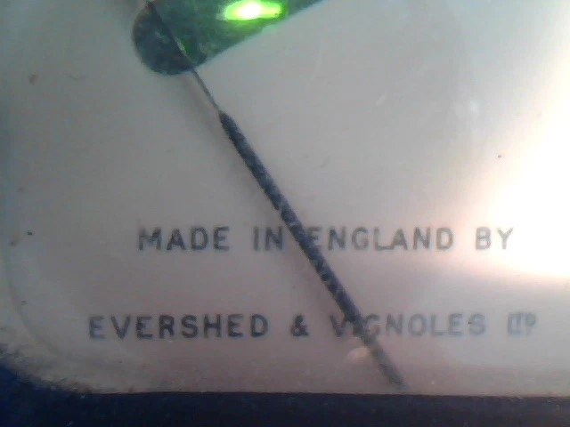 1930's MEGGER AMPERES AMMETER DC 3A EVERSHED & VIGNOLES vintage test meter - image 3