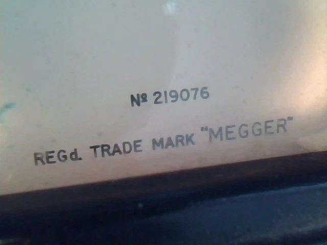 1930's MEGGER AMPERES AMMETER DC 5A EVERSHED & VIGNOLES vintage test meter - image 5