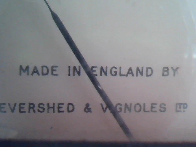 1930's MEGGER AMPERES AMMETER DC 1.5A EVERSHED & VIGNOLES vintage test meter - image 4