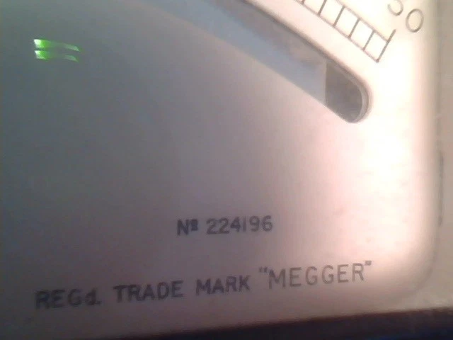 1930's MEGGER AMPERES AMMETER DC 50A EVERSHED & VIGNOLES vintage test meter - image 8