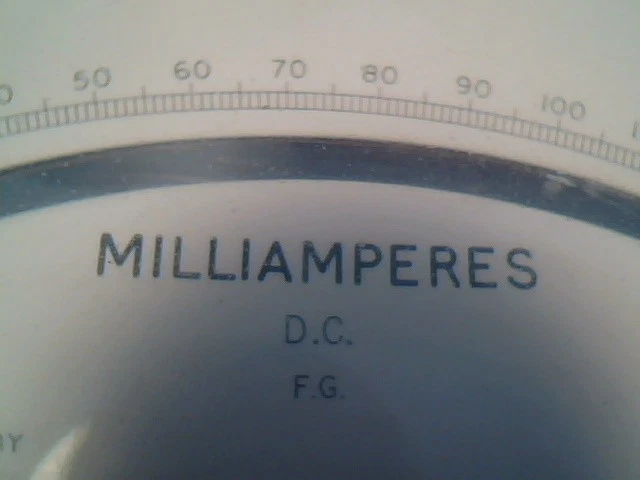 1930's MEGGER MILLIAMPERES DC 150 EVERSHED & VIGNOLES vintage test meter - image 5