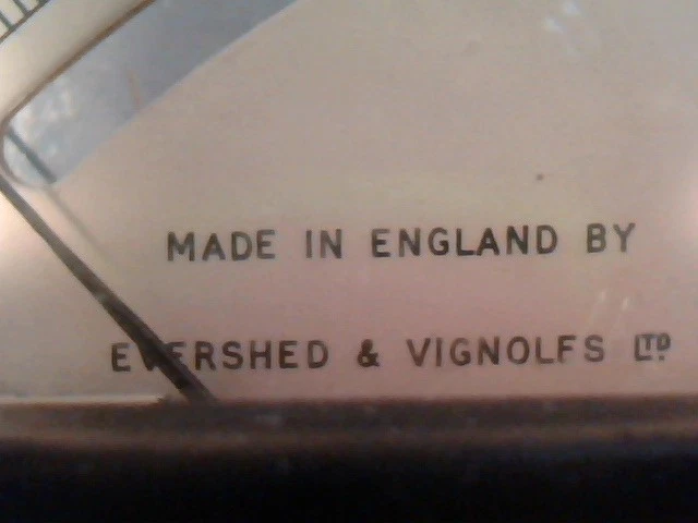 1930's MEGGER AMPERES AC 5 EVERSHED & VIGNOLES vintage test meter ammeter - image 5