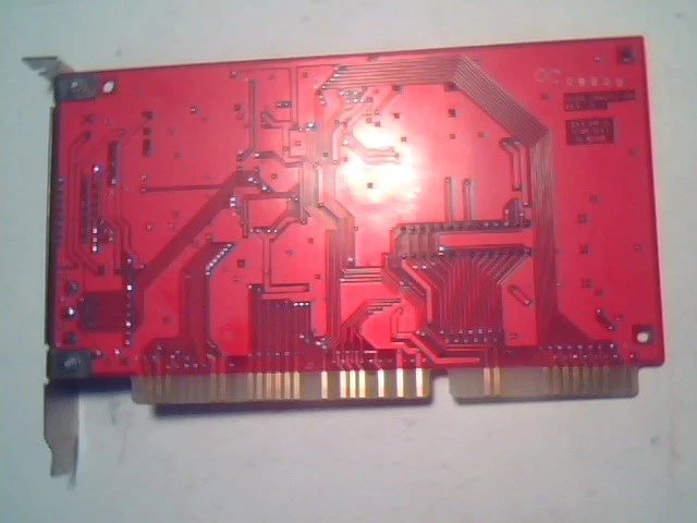 Logitech Scanner Interface Controller Board 270269-00 16-bit ISA Card vintage - image 2