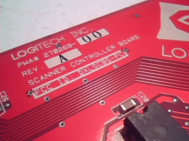 Logitech Scanner Interface Controller Board 270269-00 16-bit ISA Card vintage - image 5