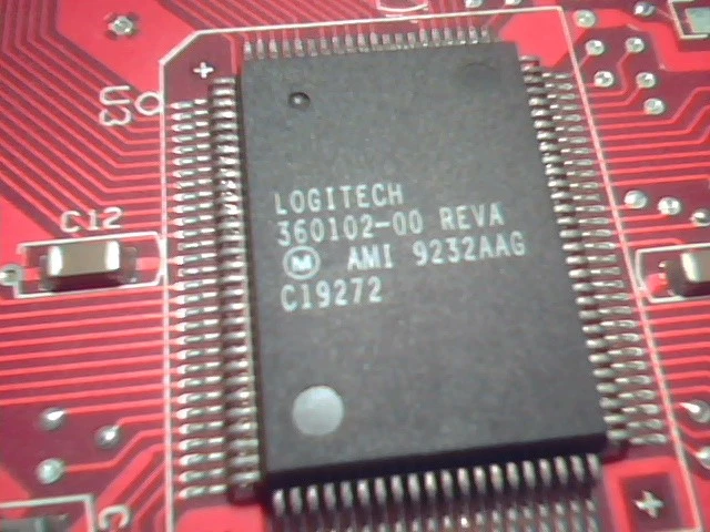 Logitech Scanner Interface Controller Board 270269-00 16-bit ISA Card vintage - image 6