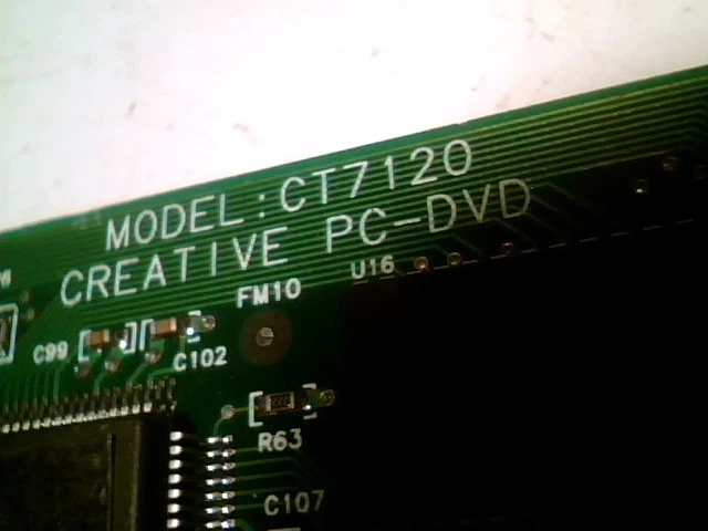 Creative Encore DXR2 CT7120 PCI Card DVD Video Decoder Board -- VERSION 1 - image 4